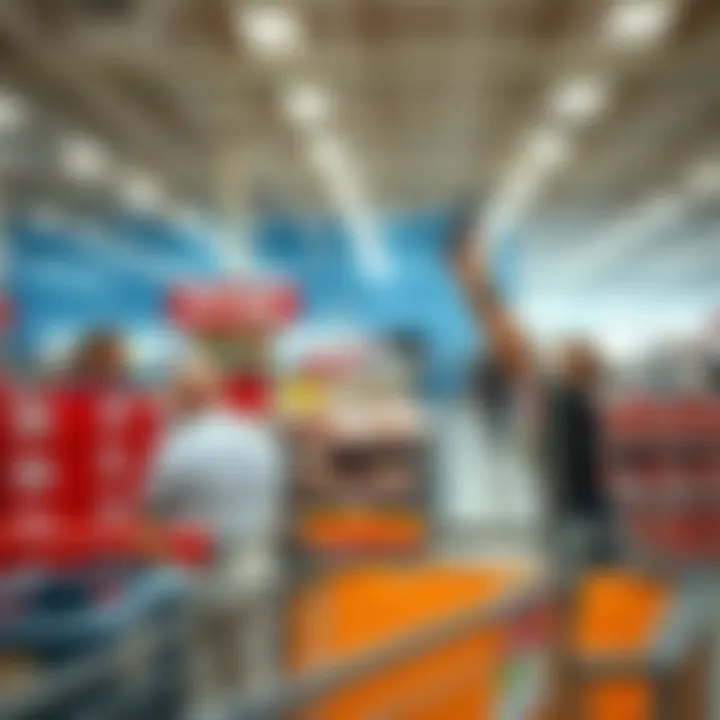 Efficient organization of pickup station at Big Lots