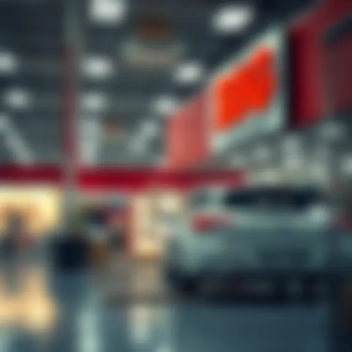 Innovative in-store pickup area at Big Lots