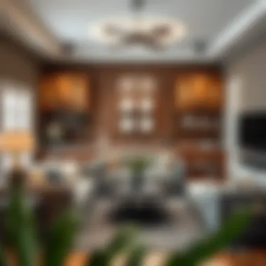 Smart Furniture Arrangement Strategic furniture selection displayed through the tool