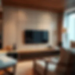 Stylish entertainment center for large TVs