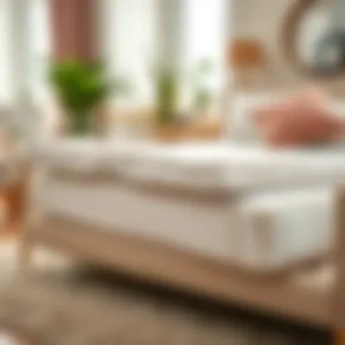 Durable foam mattress storage bag showcasing material quality