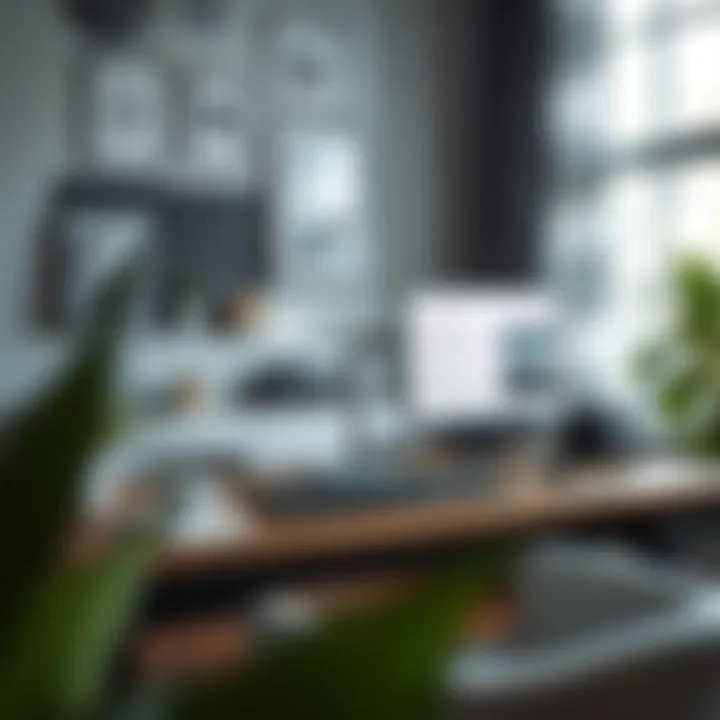 Enhancing Visual Appeal in Workspaces Aesthetically pleasing workspace with hidden cables