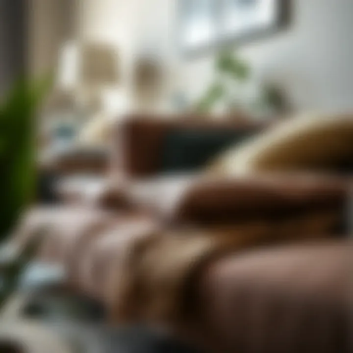 Maintenance tips for Ektorp sofa cushions displayed neatly