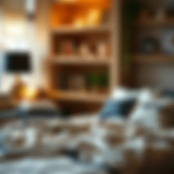 Creating a Cozy Atmosphere with Bedding Cozy bedding and accessories in a dorm room