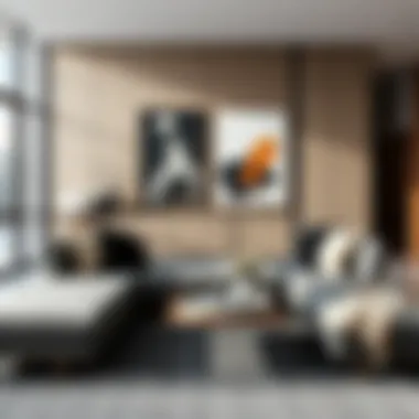 Contemporary Aesthetic in Living Spaces Modern design of sofa and coffee table