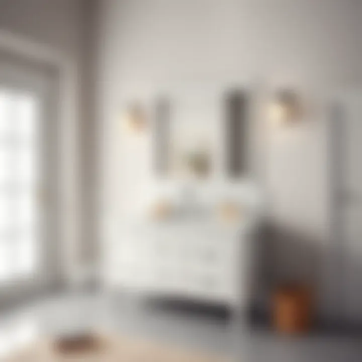Installation Tips for a 36-Inch White Vanity Detailed installation process of the vanity