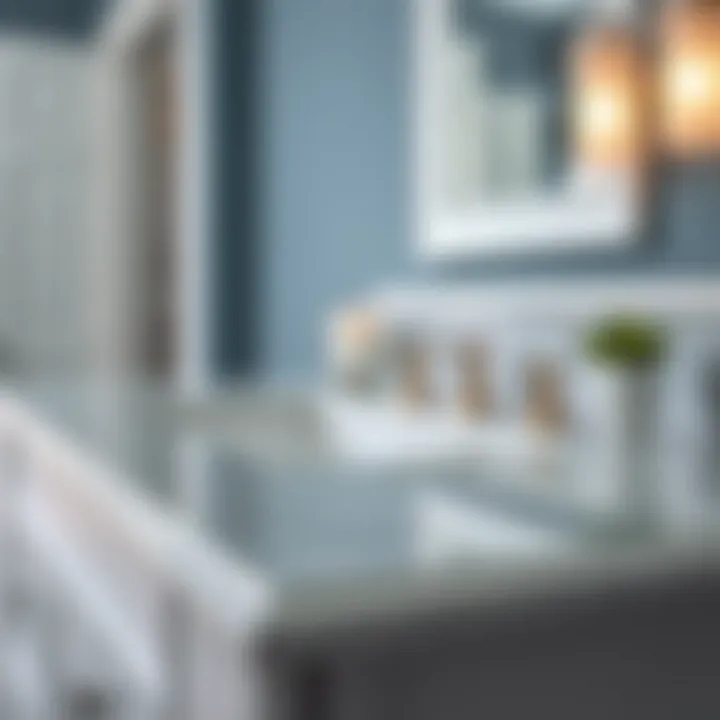 Material Quality in a 36-Inch White Vanity Close-up of the premium materials used in the vanity