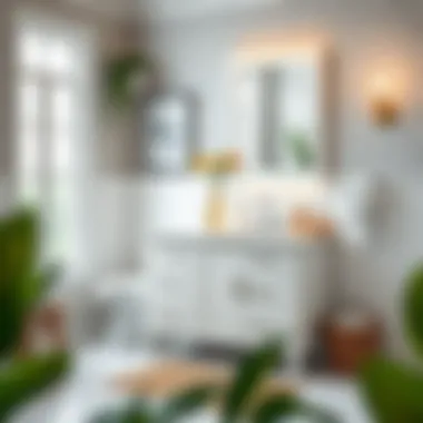 Versatility of the 36-Inch White Vanity in Different Styles Stylish bathroom featuring the 36-inch white vanity in decor
