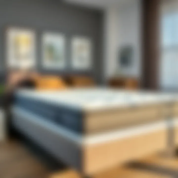 Comfortable Mattress on Adjustable Bed Frame Comfortable mattress on an adjustable bed frame