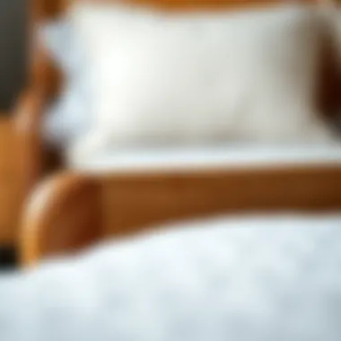 Handcrafted Detail of Rounded Corners Close-up of rounded corners on a handcrafted wooden bed frame
