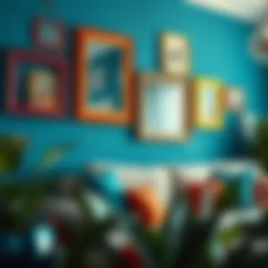 Vibrant Frames to Brighten Up Your Space Colorful frames adding vibrancy to a room