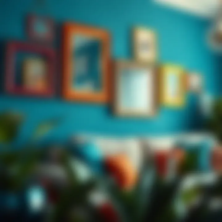 Vibrant Frames to Brighten Up Your Space Colorful frames adding vibrancy to a room