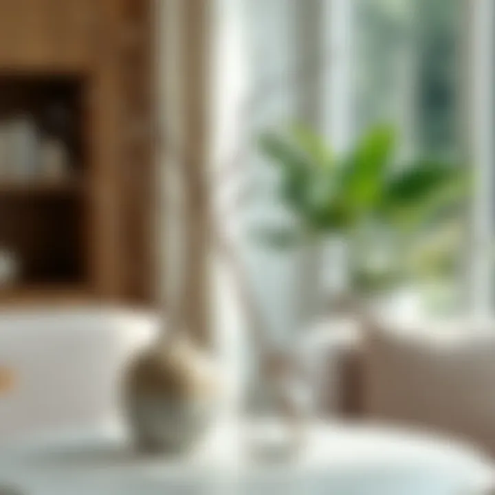 Minimalist vase design with branches