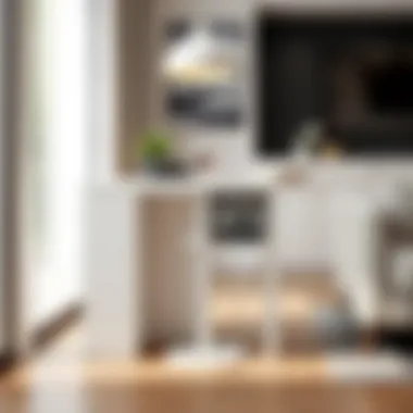 Space-Saving Bar Table Set with Functional Storage Compact bar table set ideal for small spaces with functional storage