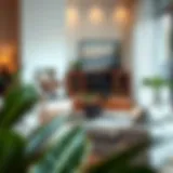 Stylish box furniture arrangement showcasing modern aesthetics