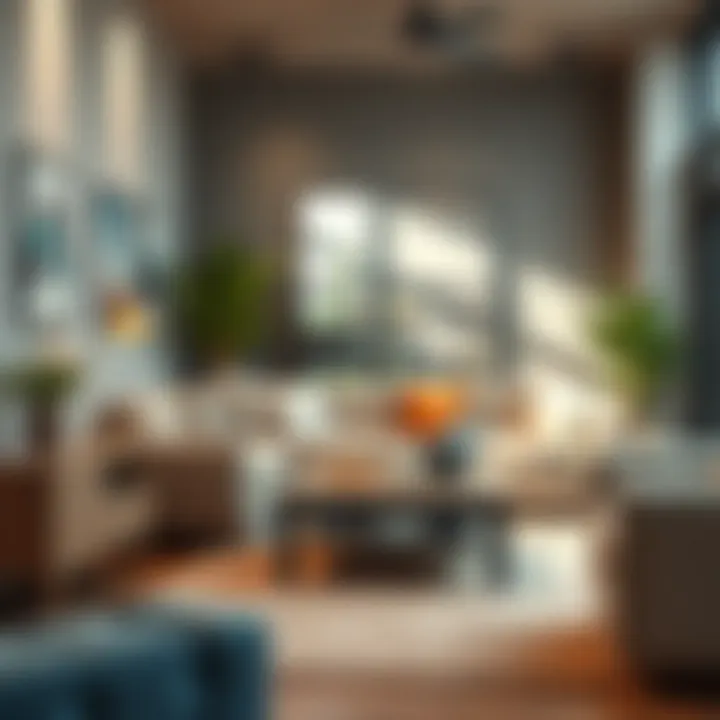 Trendy box furniture styles depicting modern home decor