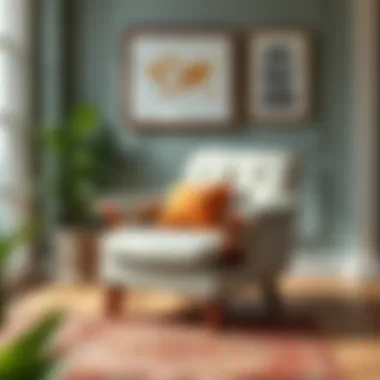 Vintage club chair showcasing classic design elements