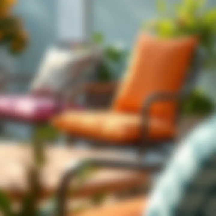 Color Palette for Cushion Designs Color palette options for patio chair cushion designs