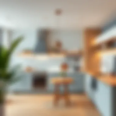 Contemporary kitchen featuring minimalist decor