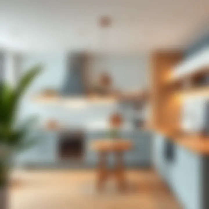 Contemporary kitchen featuring minimalist decor