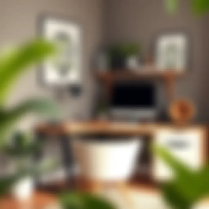 Sustainable Style: A Corner Desk Showcase Stylish corner desk made of sustainable materials