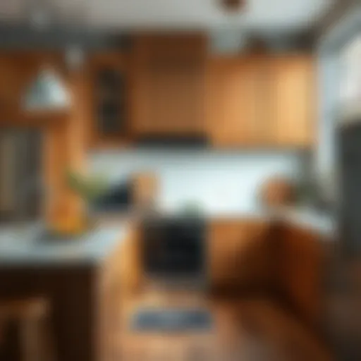 Showcasing a variety of overstock cabinets in a stylish kitchen setting