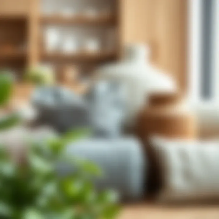 Sustainable Materials in Scandinavian Design A close-up of sustainable materials used in Scandinavian design.