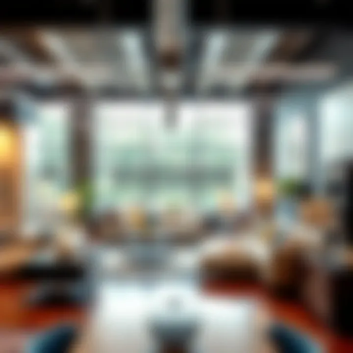 Innovative Styles in Modern Showrooms Modern furniture showroom with stylish designs