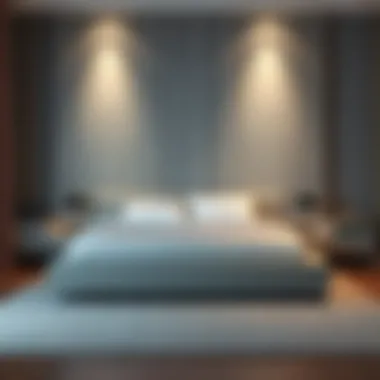 Modern Platform Bed with Under-Bed Storage Compartments Modern platform bed with under-bed storage compartments