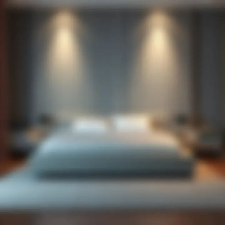 Modern Platform Bed with Under-Bed Storage Compartments Modern platform bed with under-bed storage compartments