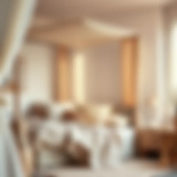 Cozy Textiles on Corner Canopy Bed Cozy corner canopy bed adorned with soft textiles