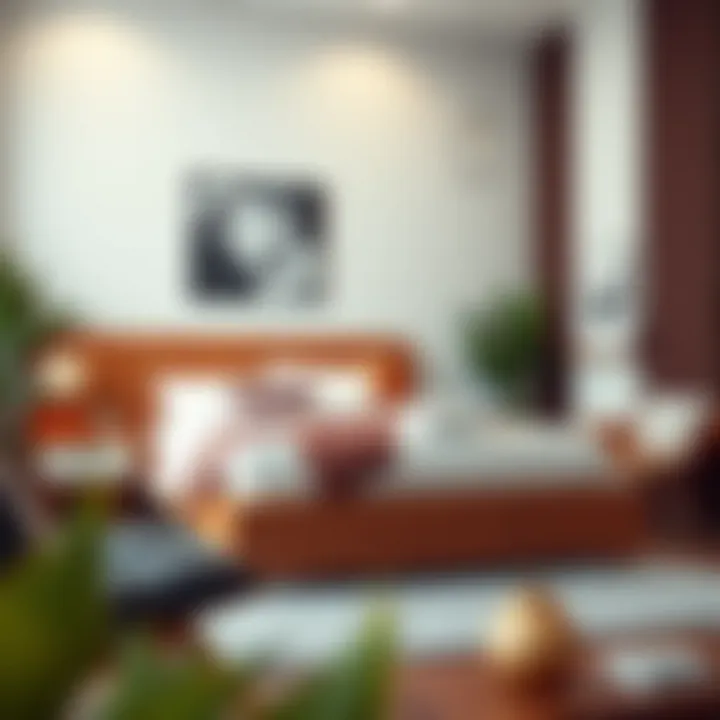 Modern Design Aesthetics in Wooden Bedroom Sets Stylish wooden bedroom set in a modern decor