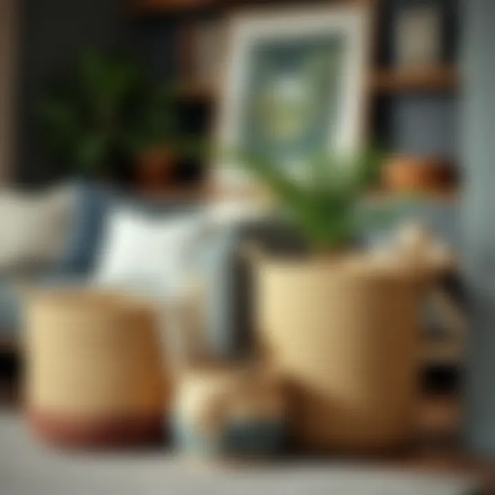 Functional Use of Seagrass Baskets for Home Organization Functional Mdesign seagrass baskets used for organization