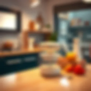 Functional and Aesthetic Kitchen Gadget Design A beautifully designed gadget that blends functionality with aesthetic appeal