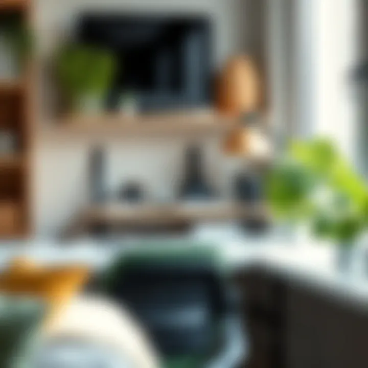 Functional Workspace Organization Versatile small folding shelf used for organizing a workspace