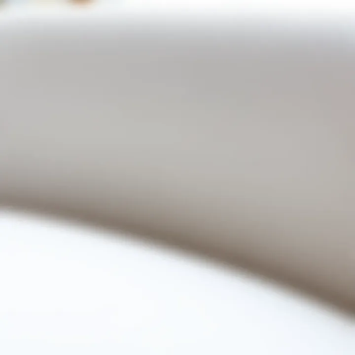 Detailed View of White Couch Fabric Texture Close-up of the fabric texture on a white long couch