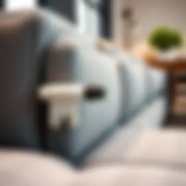 Innovative Hinge Technology in Fold-Out Couches Close-up of a fold-out couch's hinge mechanism