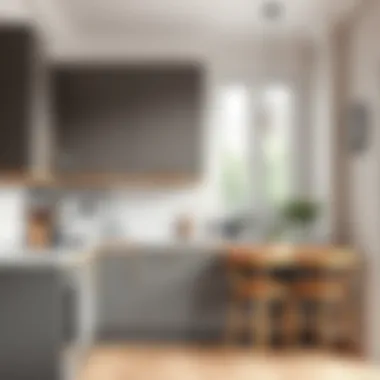 Stylish Color Palette for a Small Kitchen Stylish color palette for a small kitchen