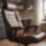 Ergonomic lumbar support pillow enhancing office chair comfort