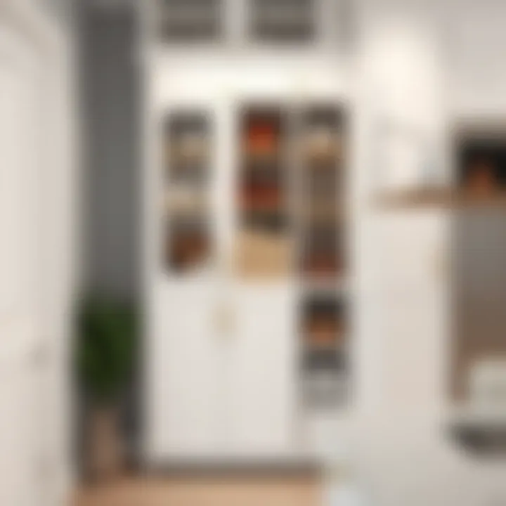 Enhanced Accessibility Design A well-designed cupboard layout enhancing accessibility