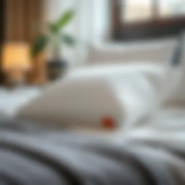 A well-maintained orthopedic foam pillow demonstrating longevity