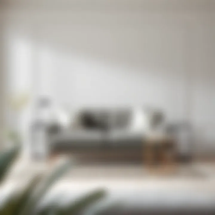 Simplicity Meets Comfort: Elegant Oversize Love Seat Elegant oversize love seat in a minimalist setting