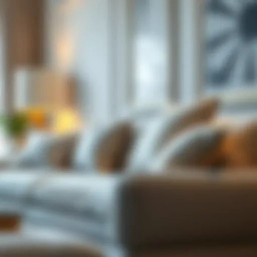 Luxurious Couch with Plush Inserts Luxurious couch with plush replacements