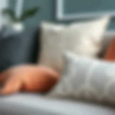 Different materials for couch pillow inserts