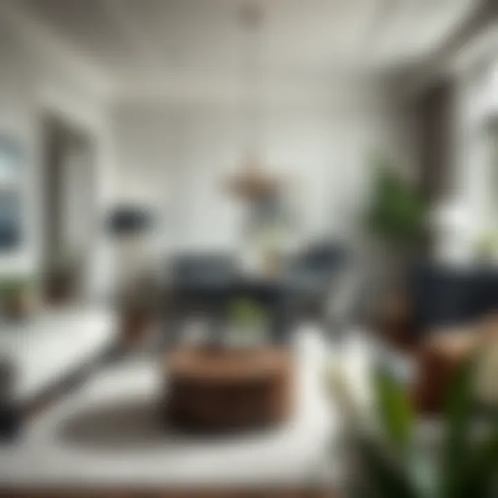 Sophisticated Dining Space An elegant dining area with thoughtfully selected pieces