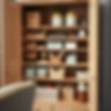 Organized Six-Tier Dresser Interior Stylish organization within a six-tier dresser