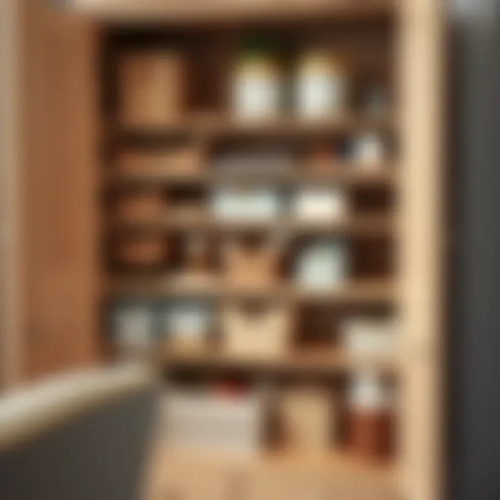 Organized Six-Tier Dresser Interior Stylish organization within a six-tier dresser