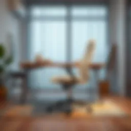 Compact ergonomic home office chair design