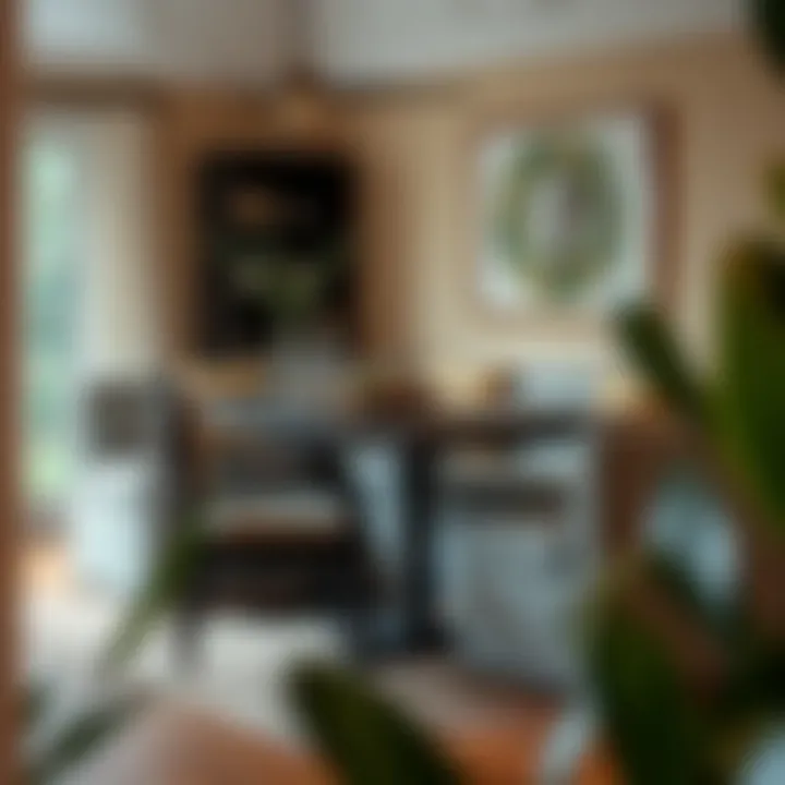 Comfortable upholstered bench in a dining setting