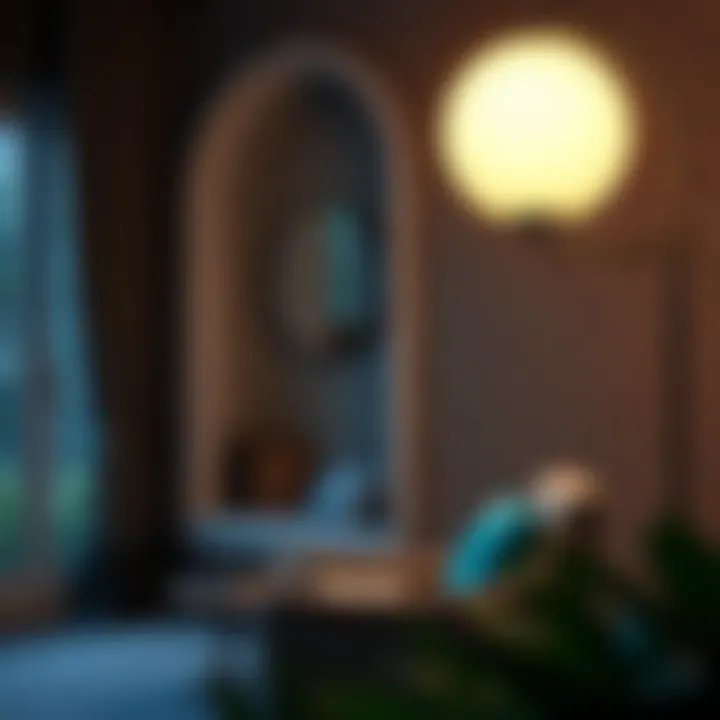 Enhancing Comfort with Lighting Arched globe floor lamp complementing a cozy reading nook